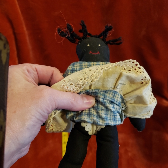Vintage Black Americana Folk Art Ragdoll - Picture 9 of 10